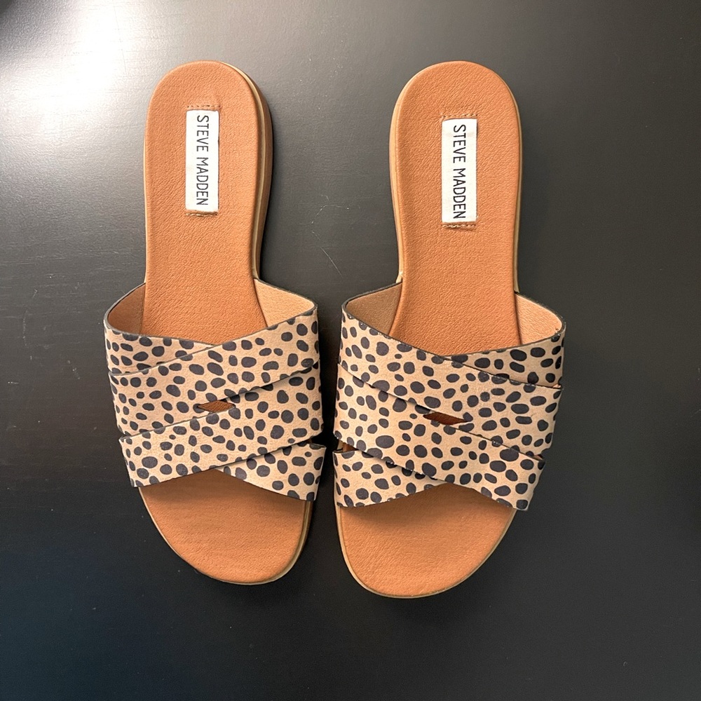 Steve Madden Leopard Print Sandals